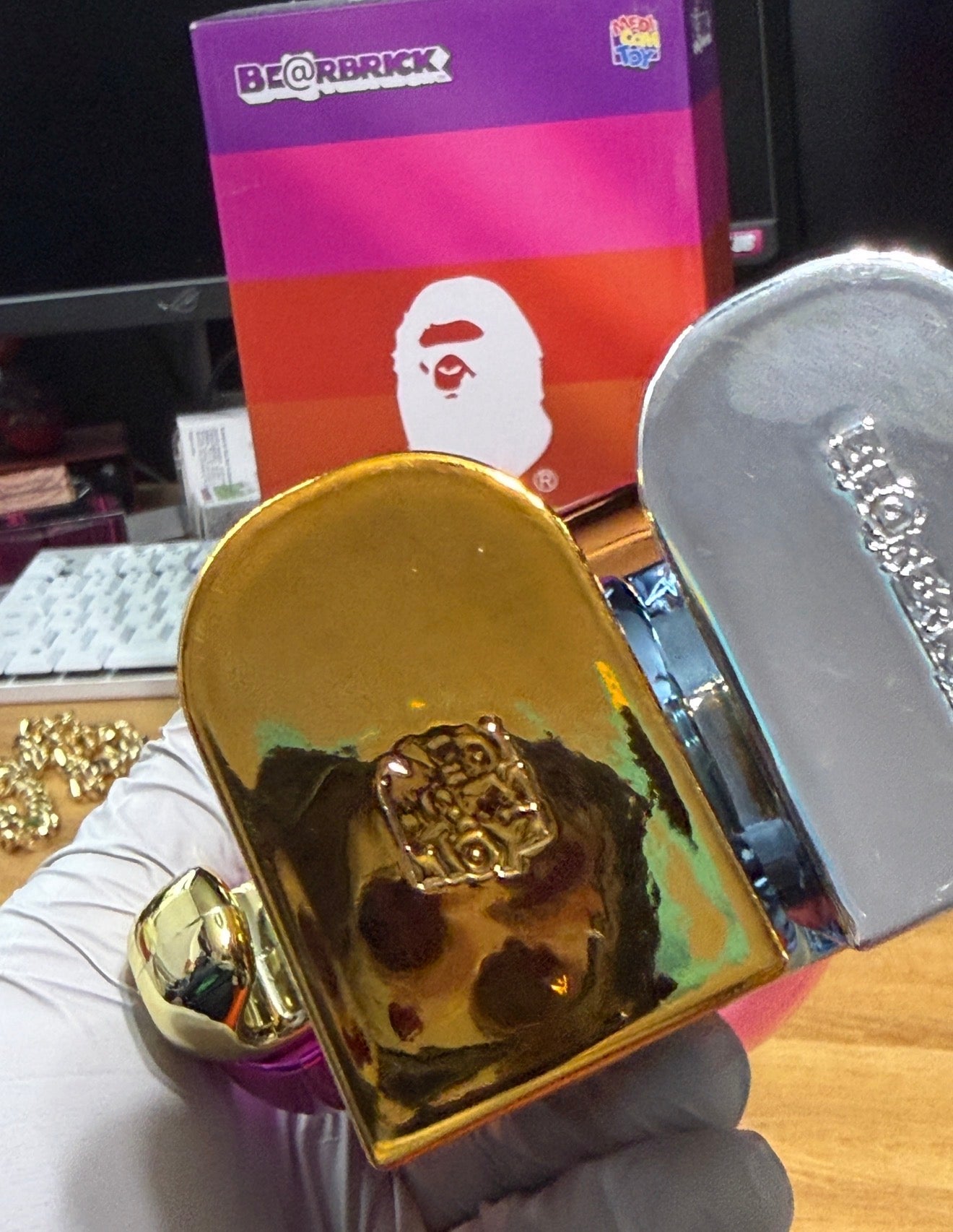 Bearbrick bape anniversary 400%
