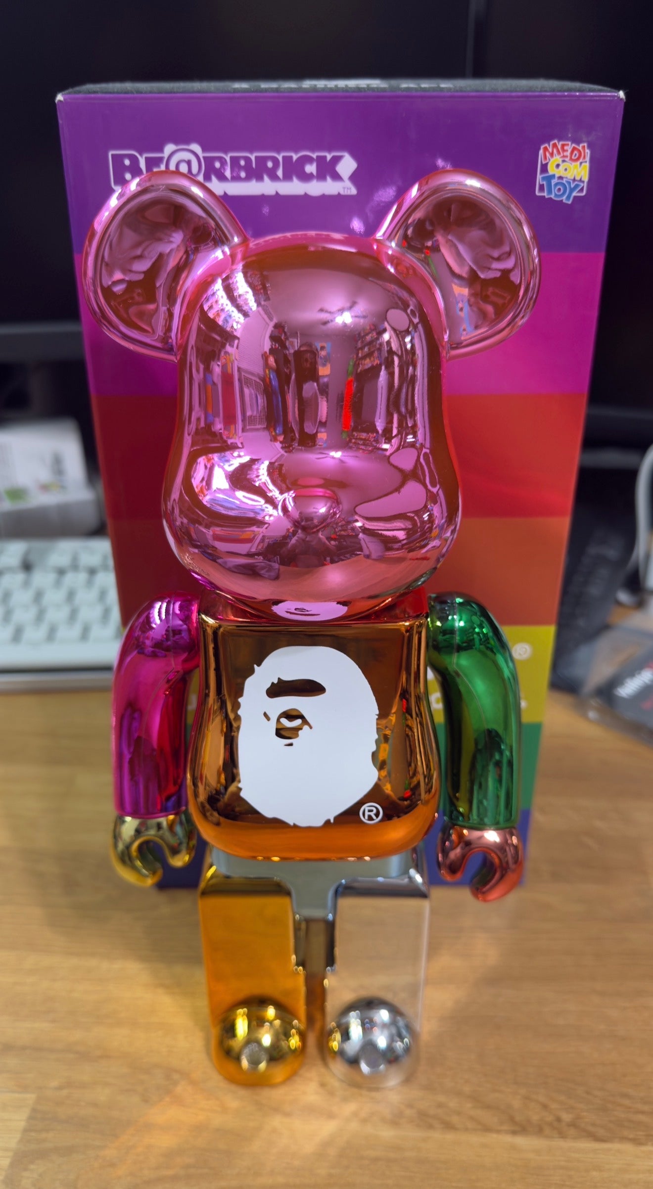 Bearbrick bape anniversary 400%