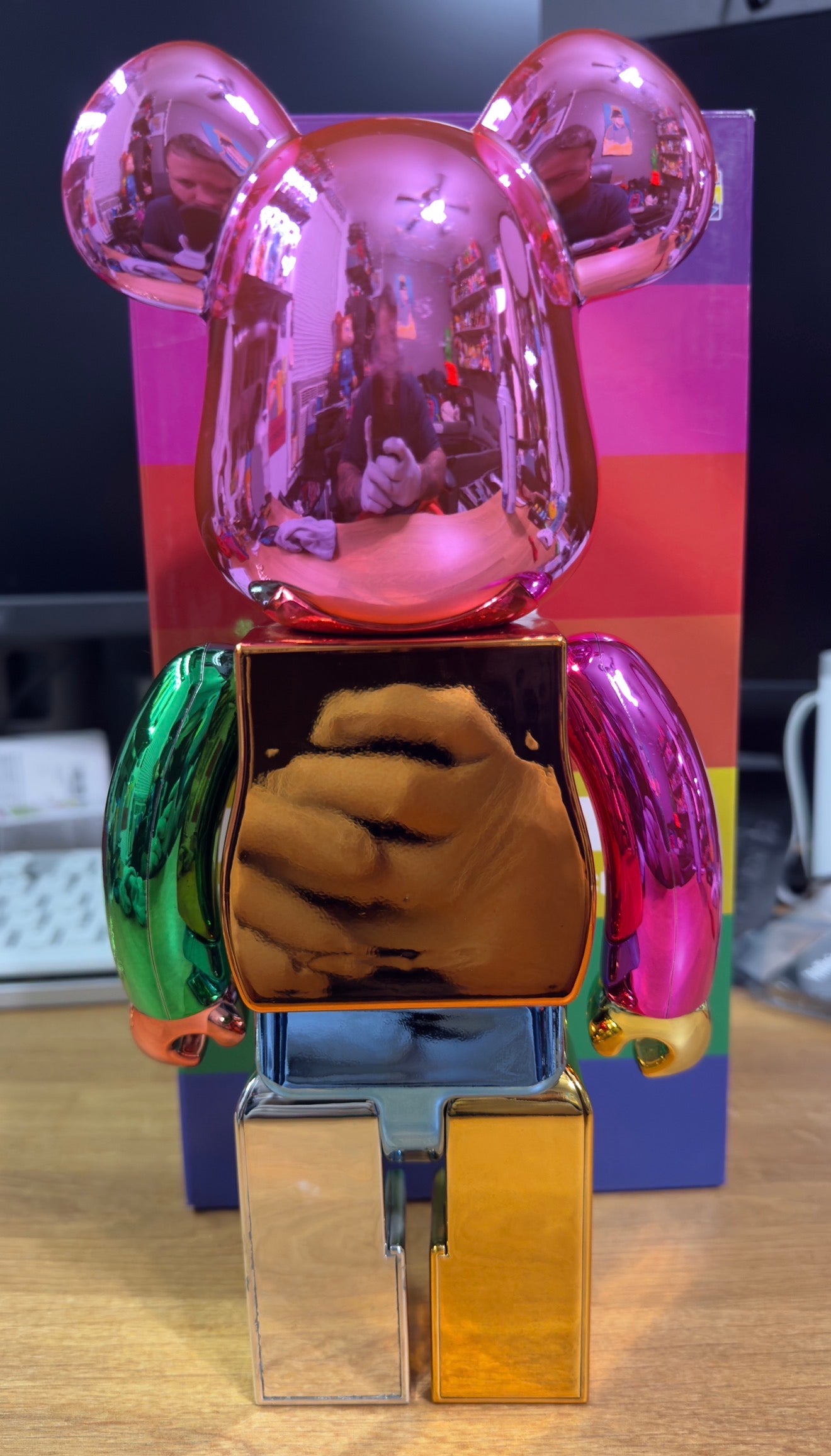 Bearbrick bape anniversary 400%