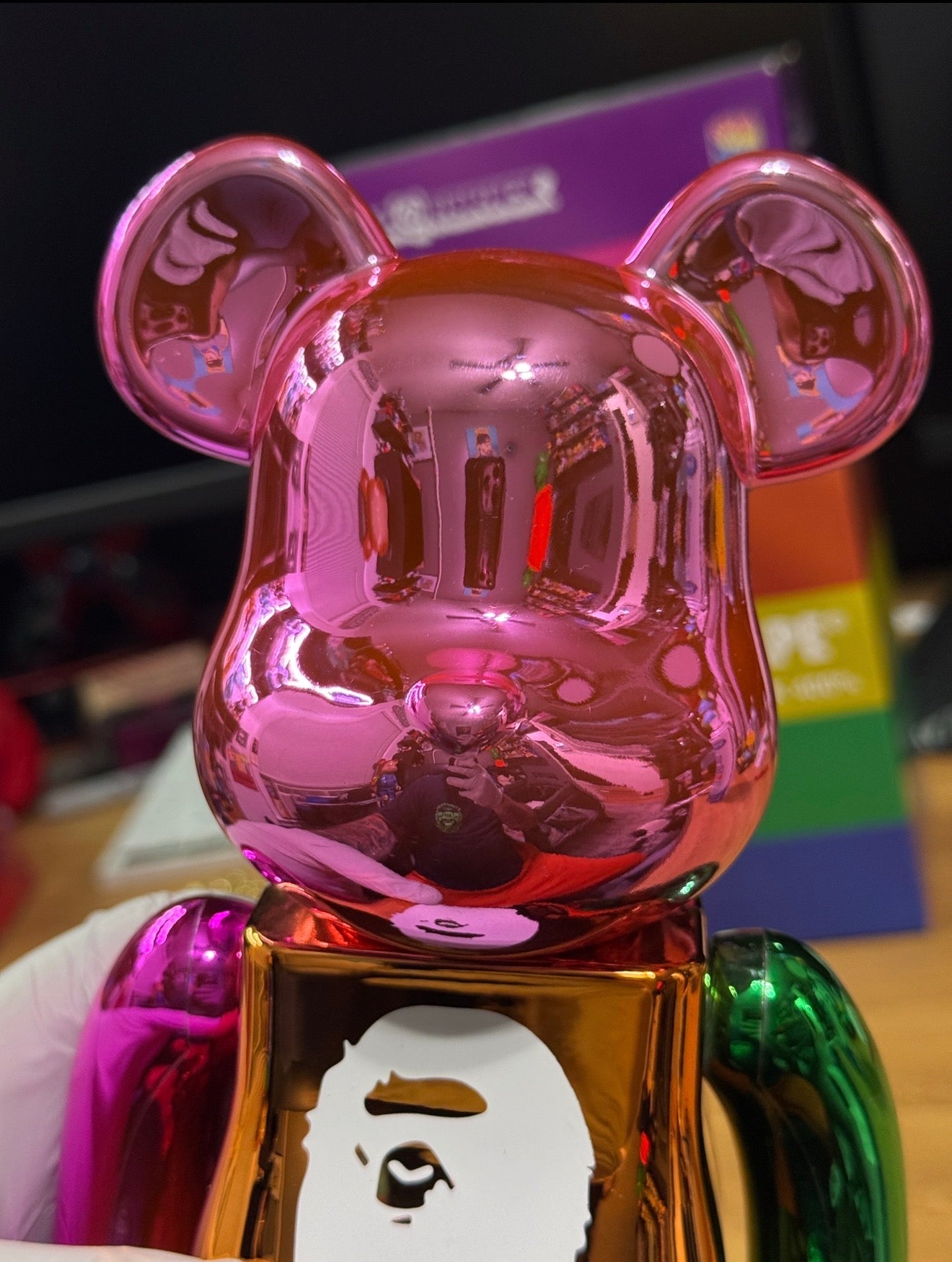 Bearbrick bape anniversary 400%