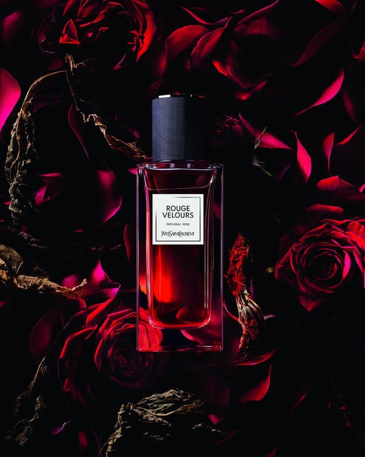 YSL prive line Rouge Velours decant